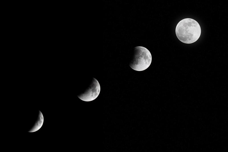 Moon Phases Centerpieces